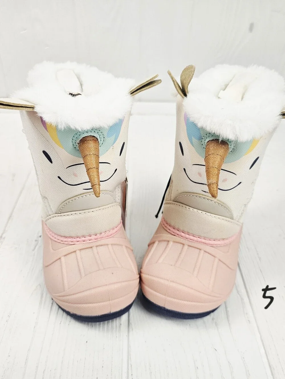 Cat & Jack Toddler Winter Waterproof Unicorn Boots